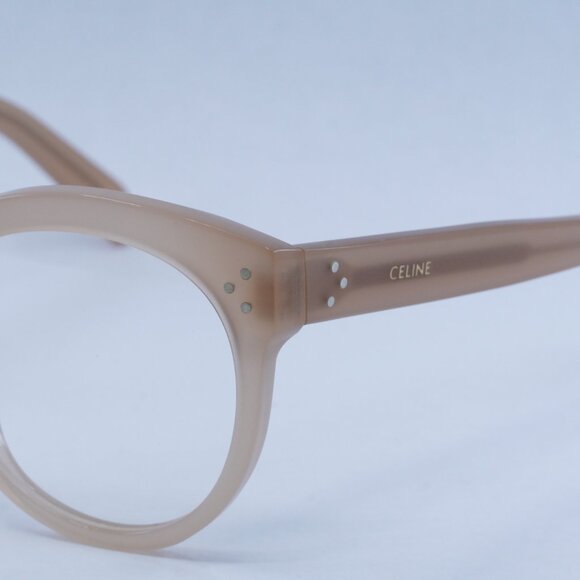 🕶️ New Celine CL50093I 072 Eyeglasses - Shiny Milky Pink Frame - Picture 3 of 10